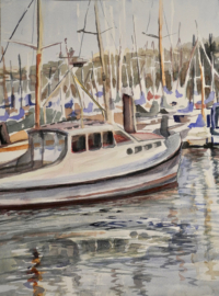 Watercolor, Berkeley Marina